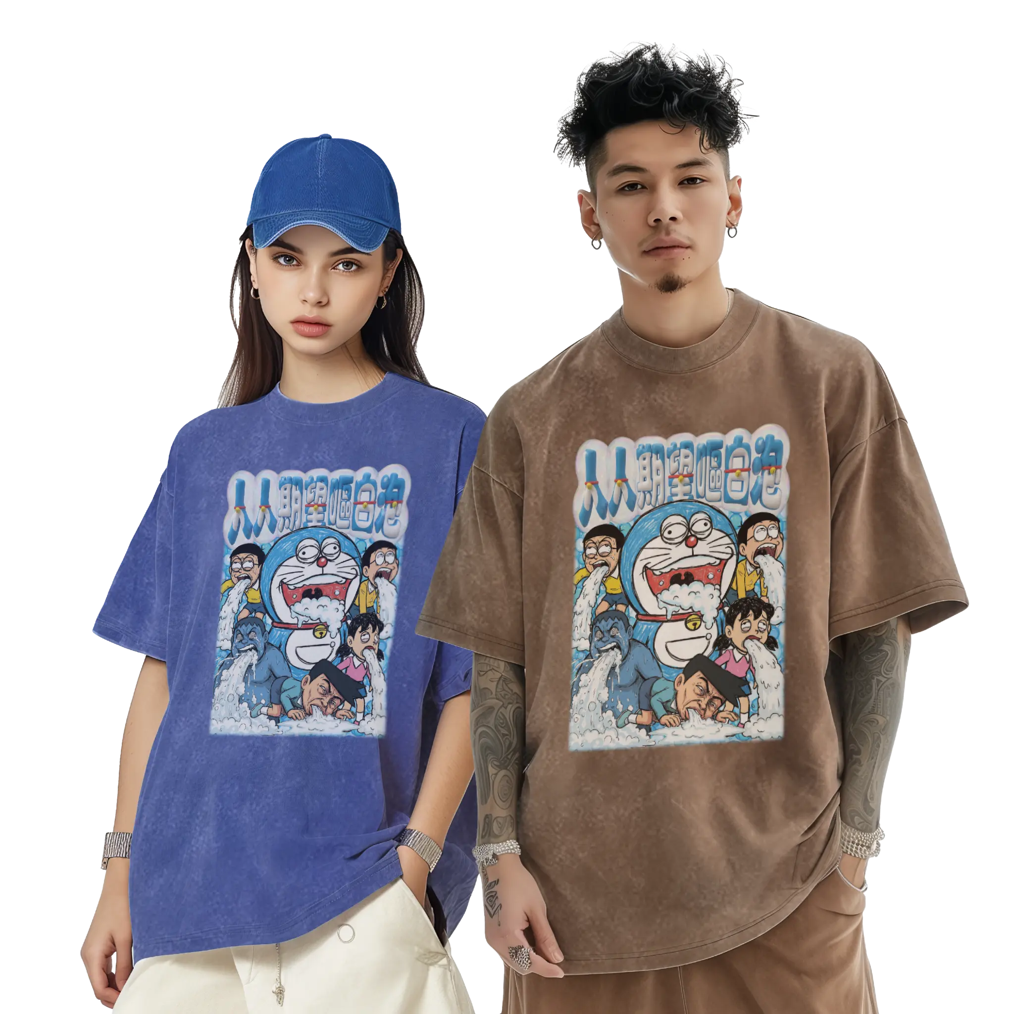 人人期望嘔白泡T恤