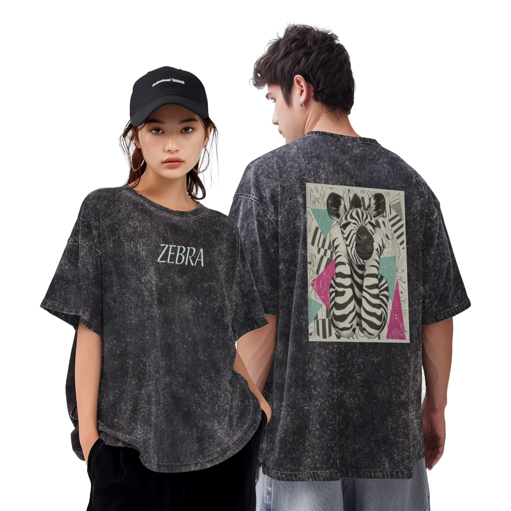 潮流斑馬T恤