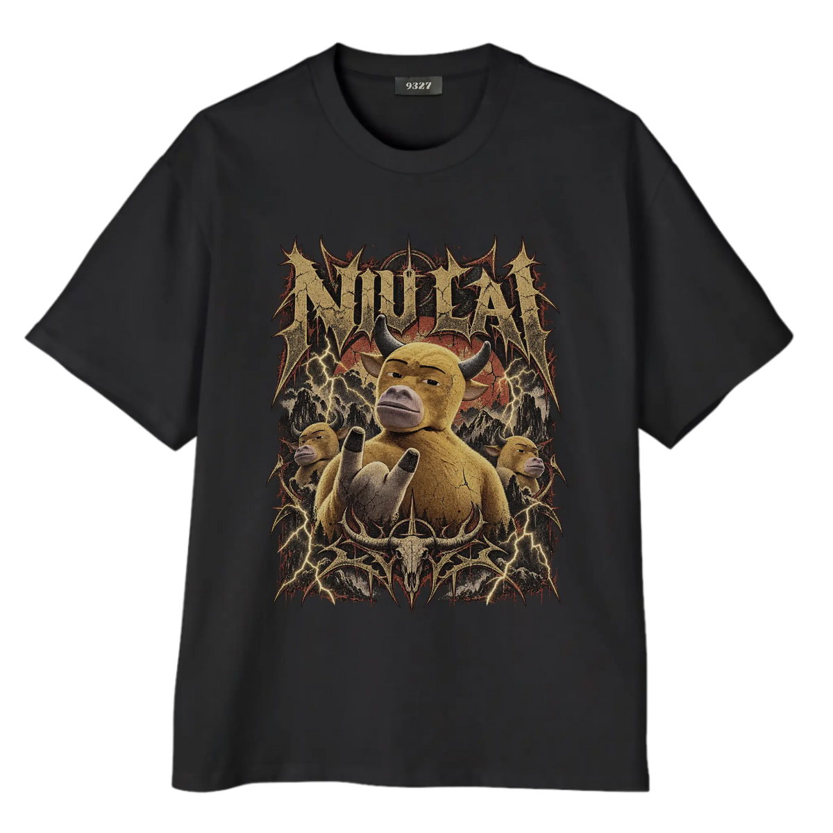重金屬牛來T恤