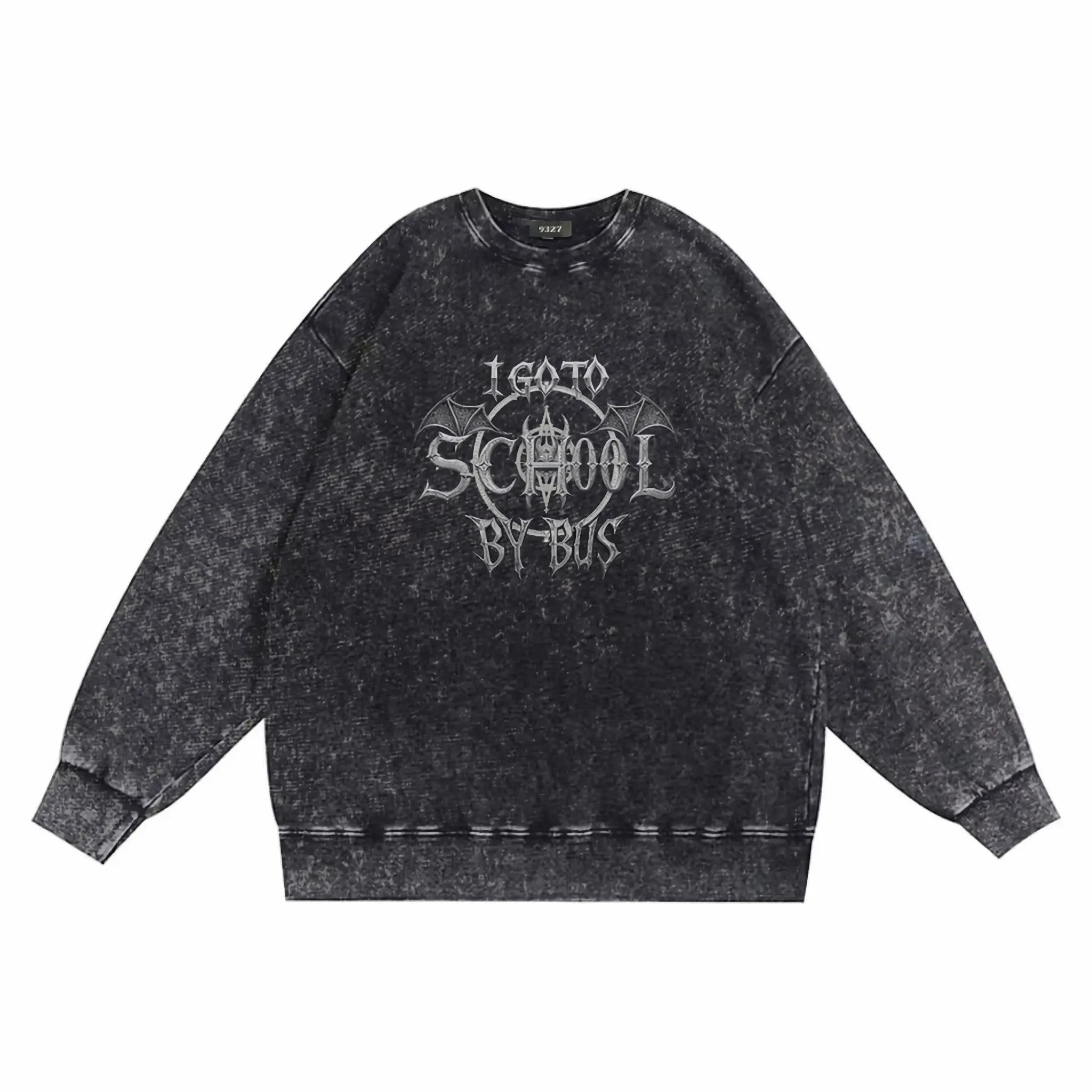 哥德風I Go To School By Bus - 衛衣