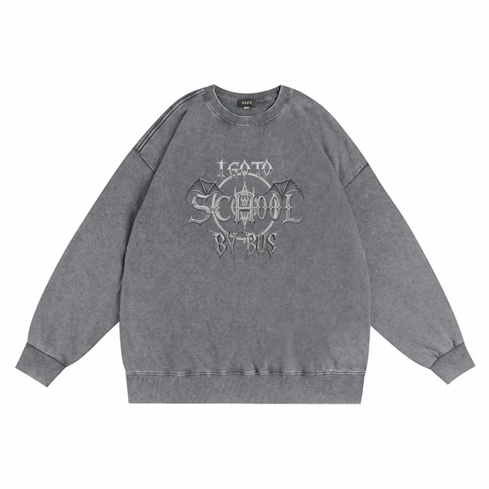 哥德風I Go To School By Bus - 衛衣