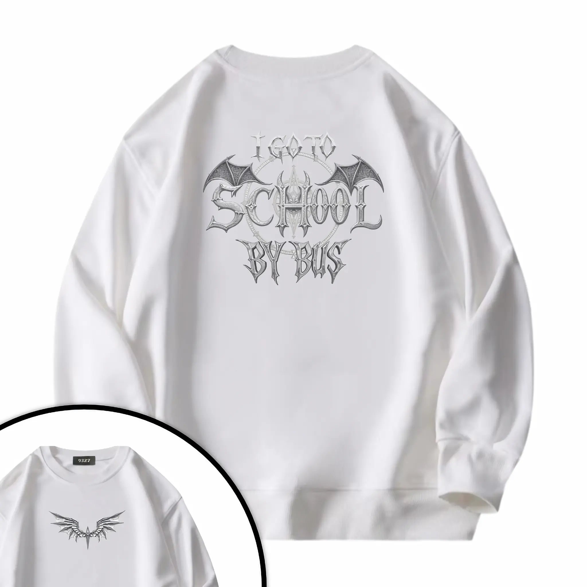 哥德風I Go To School By Bus - 衛衣