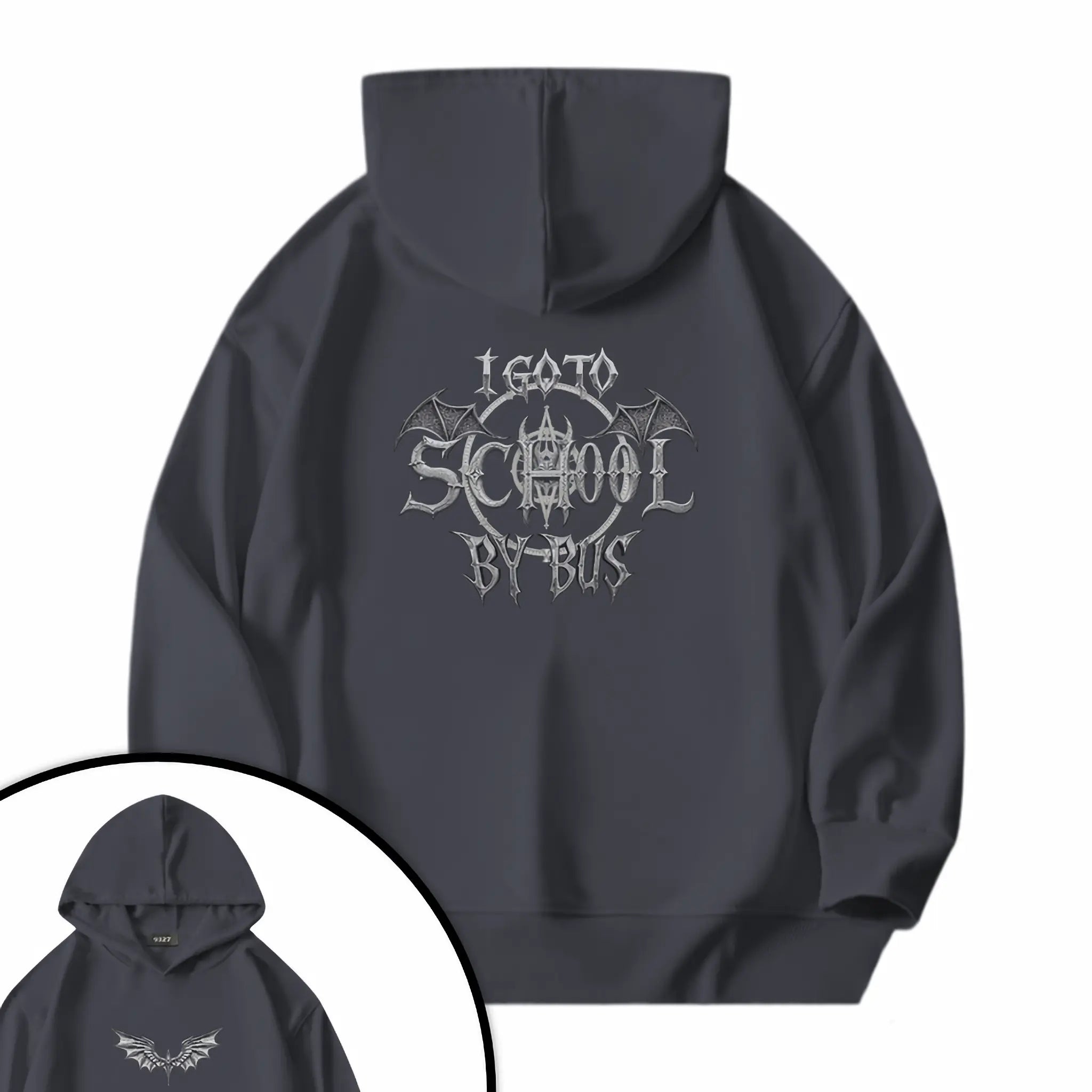 哥德風I Go To School By Bus - 衛衣