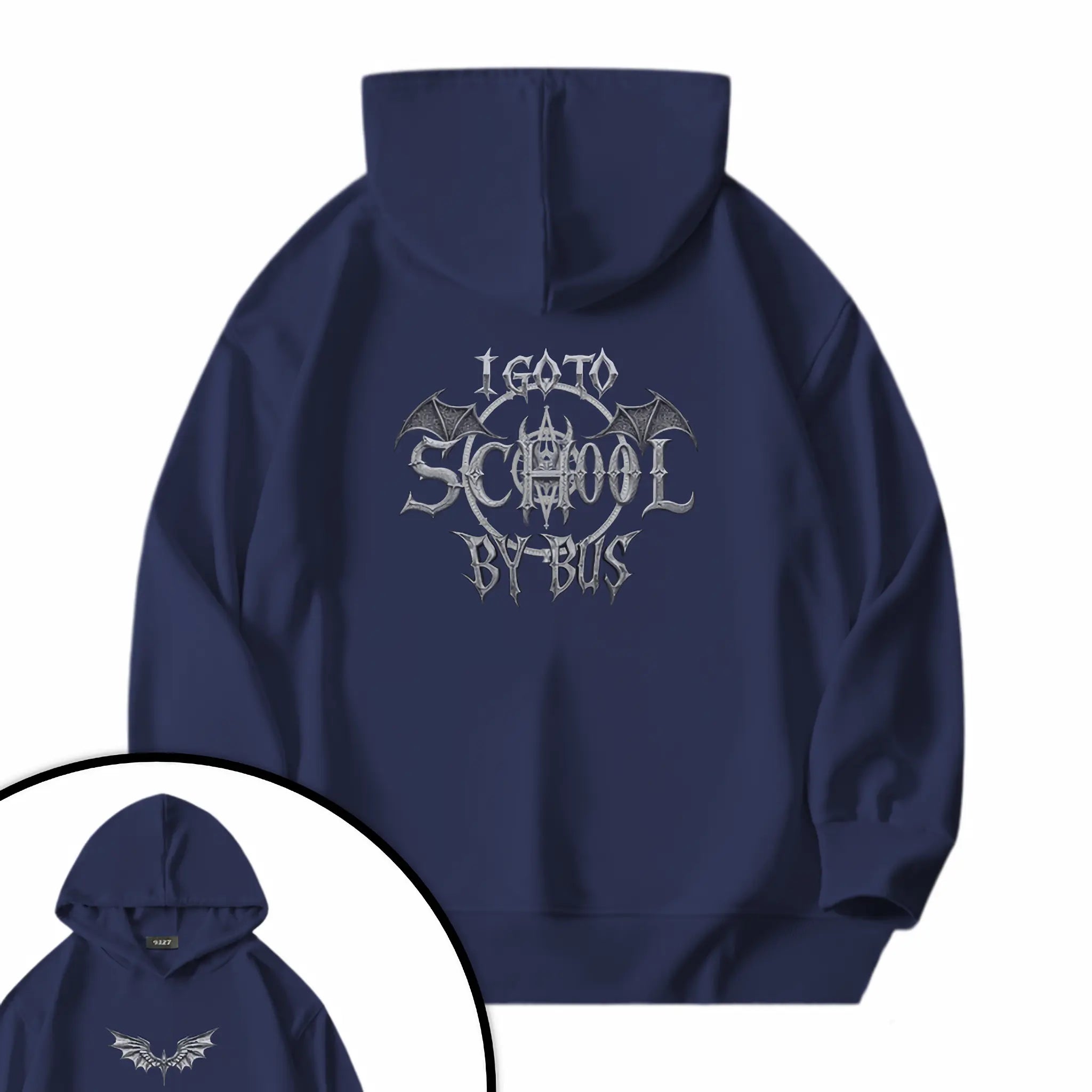 哥德風I Go To School By Bus - 衛衣