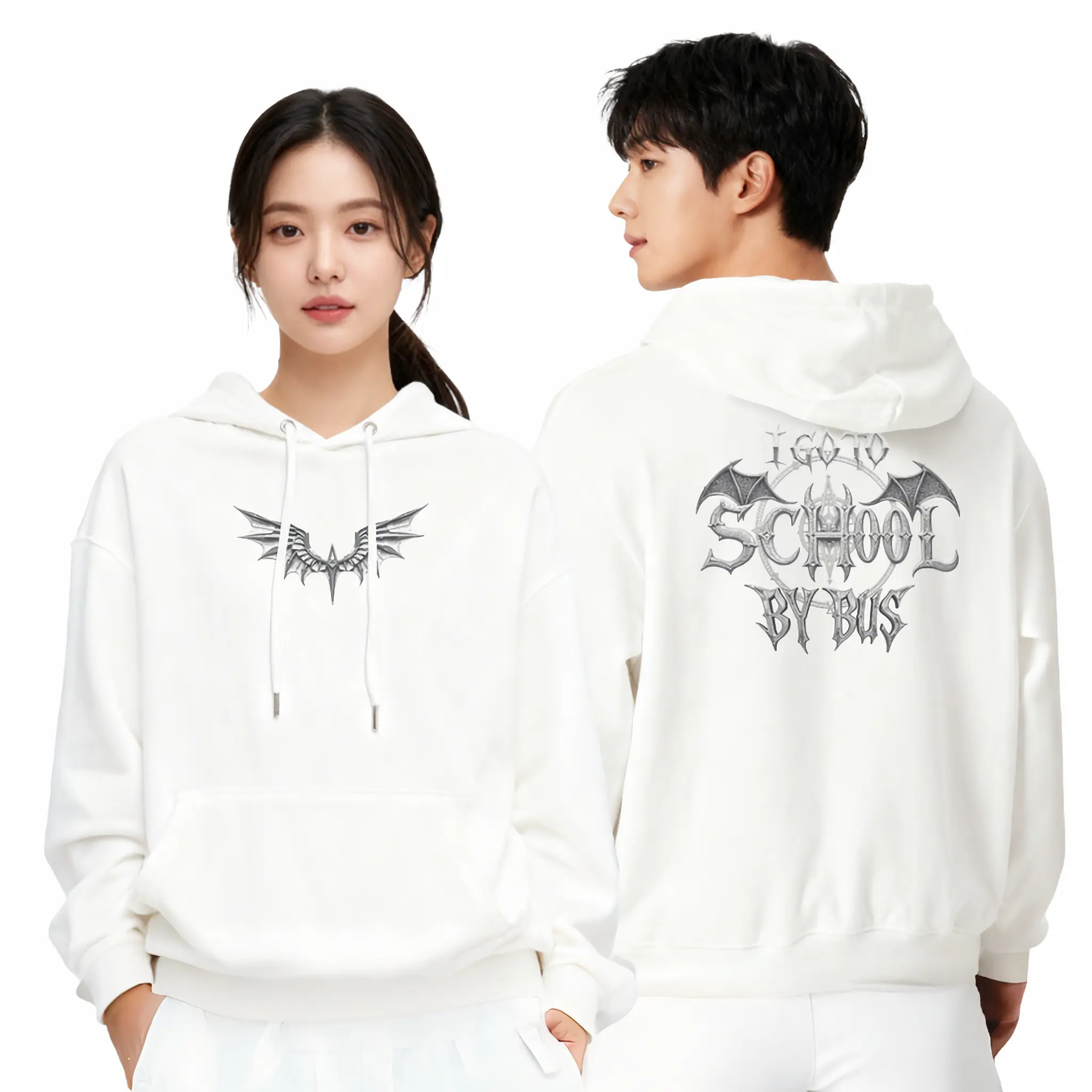 哥德風I Go To School By Bus - 衛衣