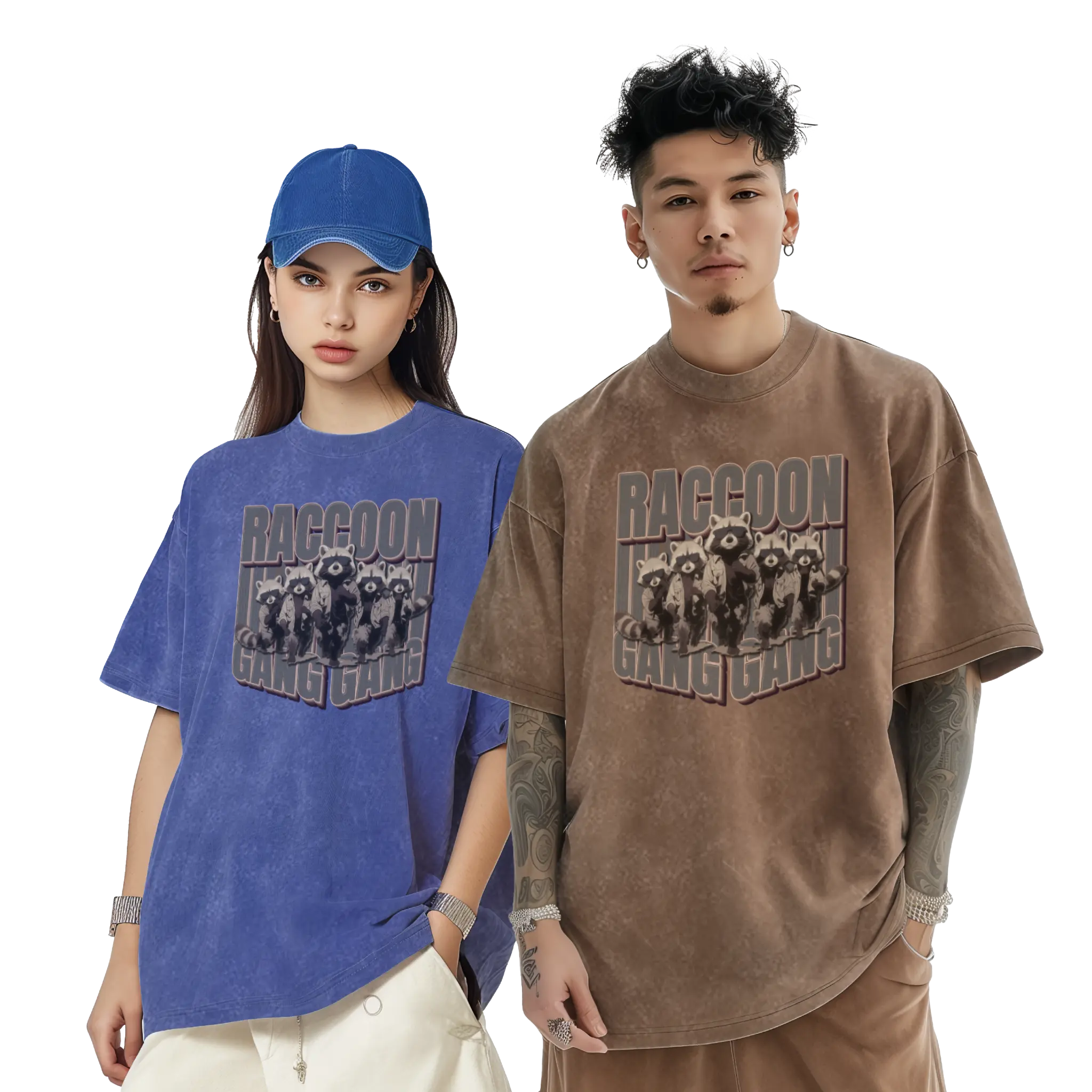 浣熊Gang Gang - T恤