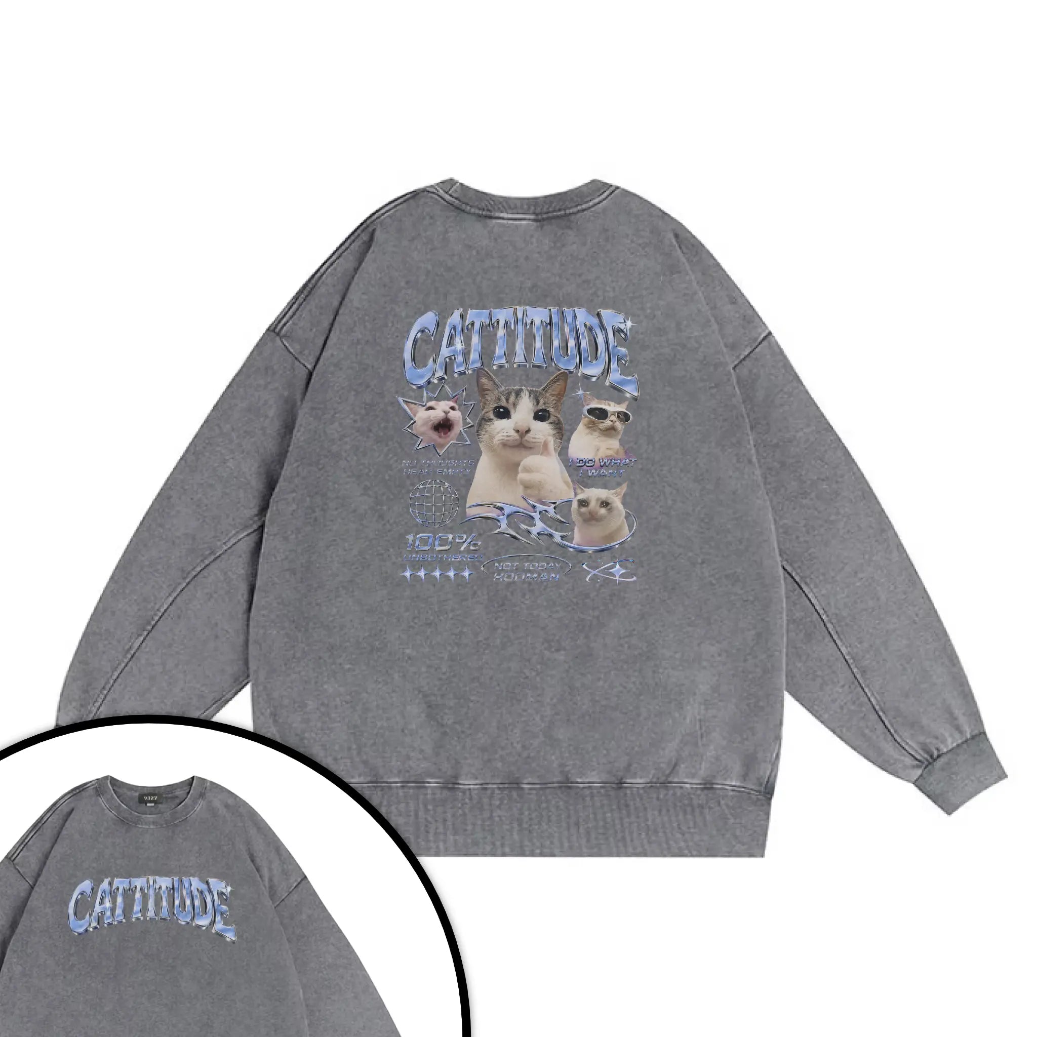 CATTITUDE - 衛衣