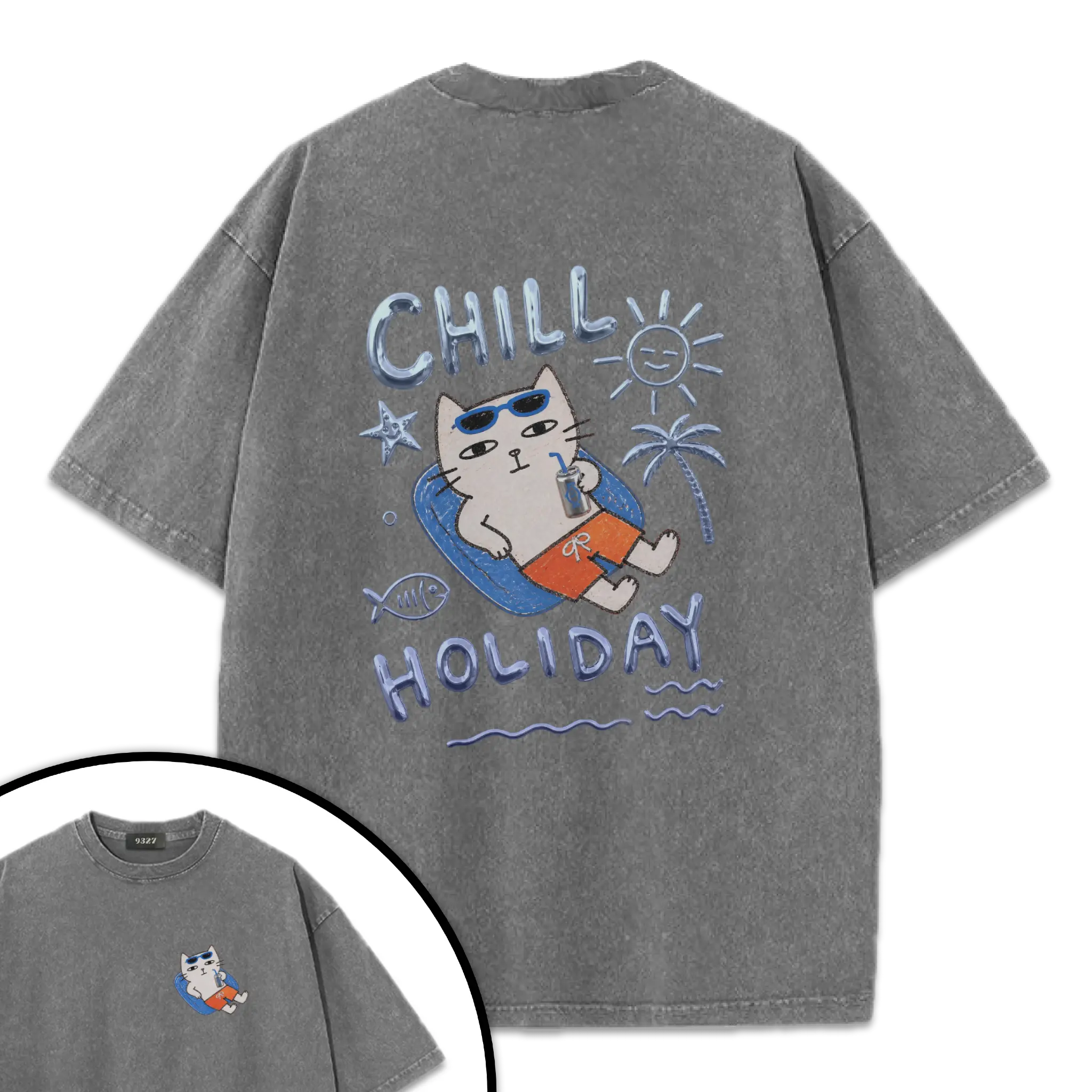悠閒假期T恤