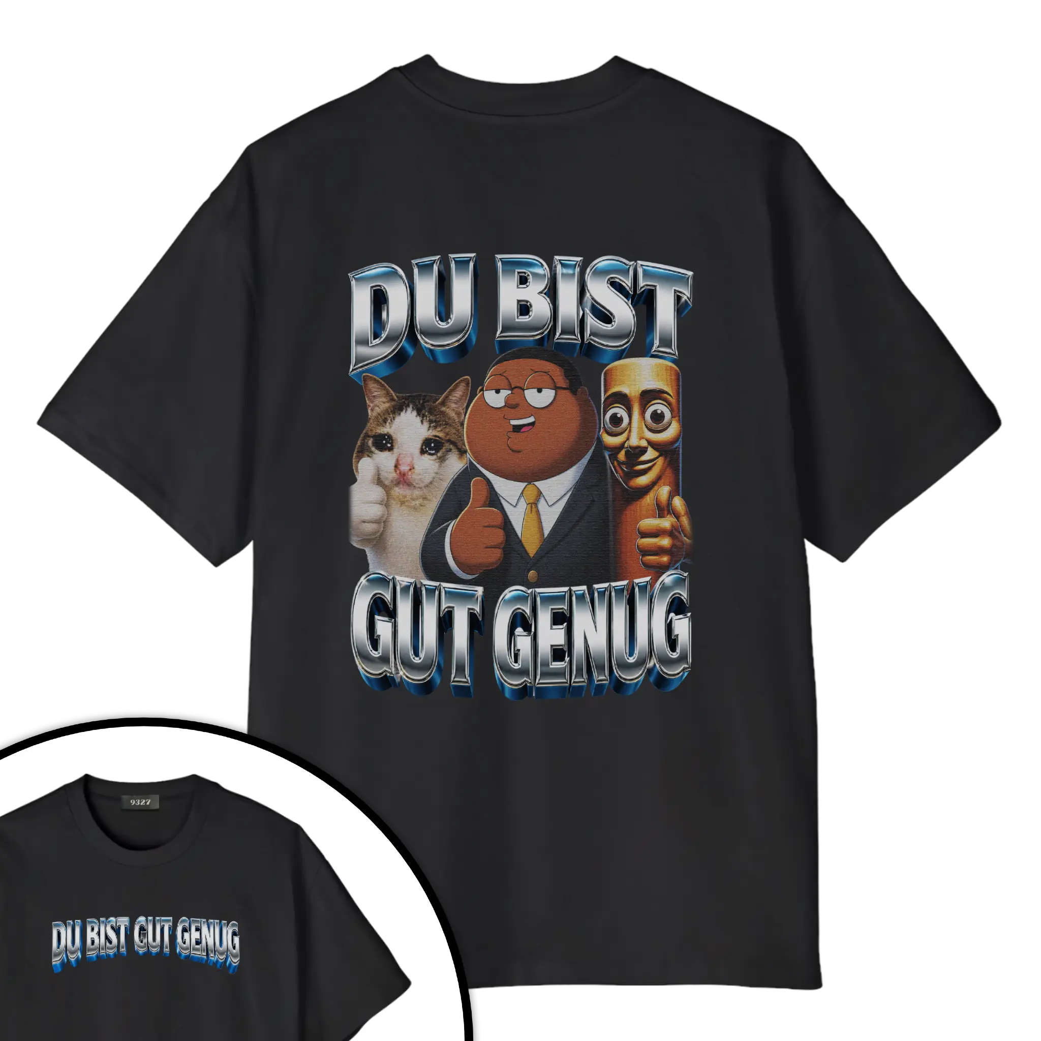 DU BIST GUT GENUG - T恤