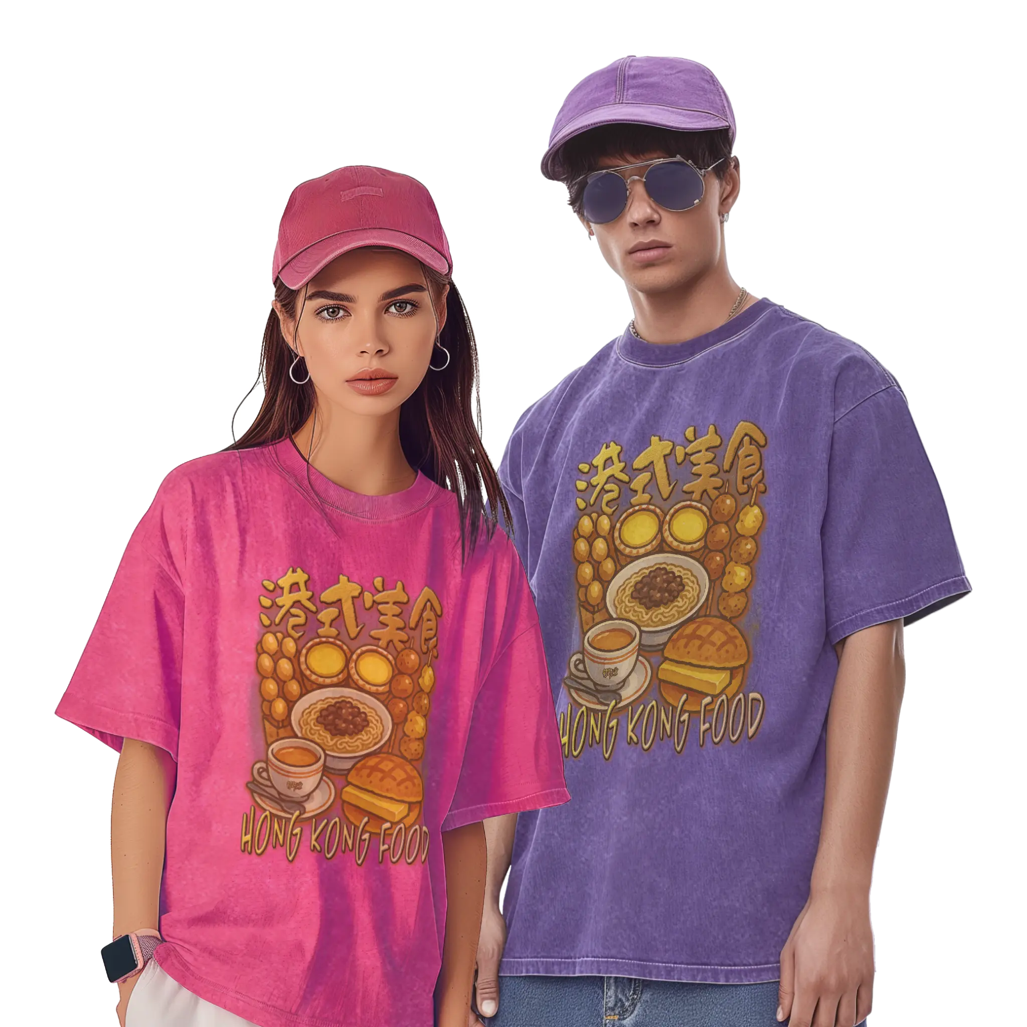 港式美食T恤