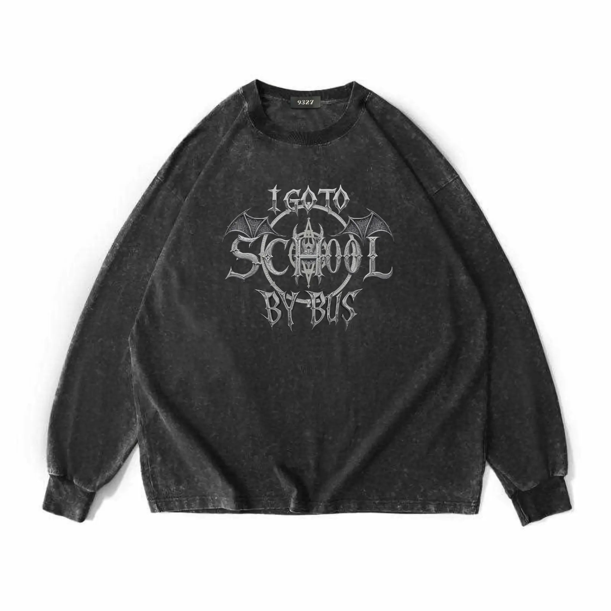 哥德風I Go To School By Bus - 衛衣