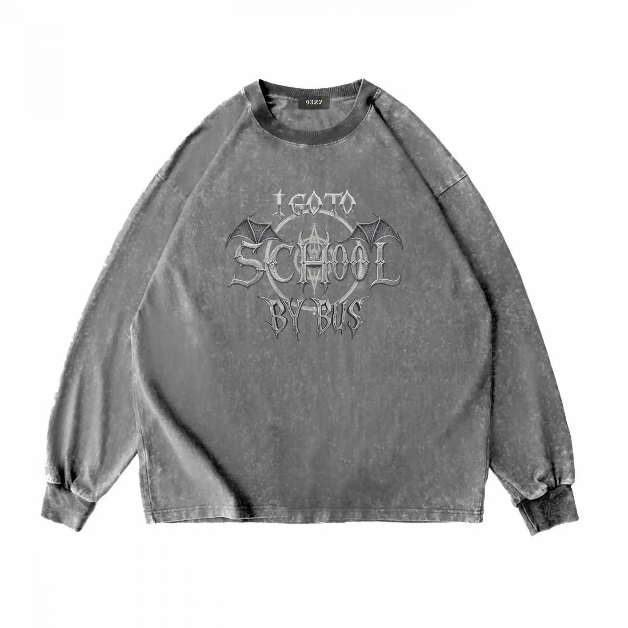 哥德風I Go To School By Bus - 衛衣