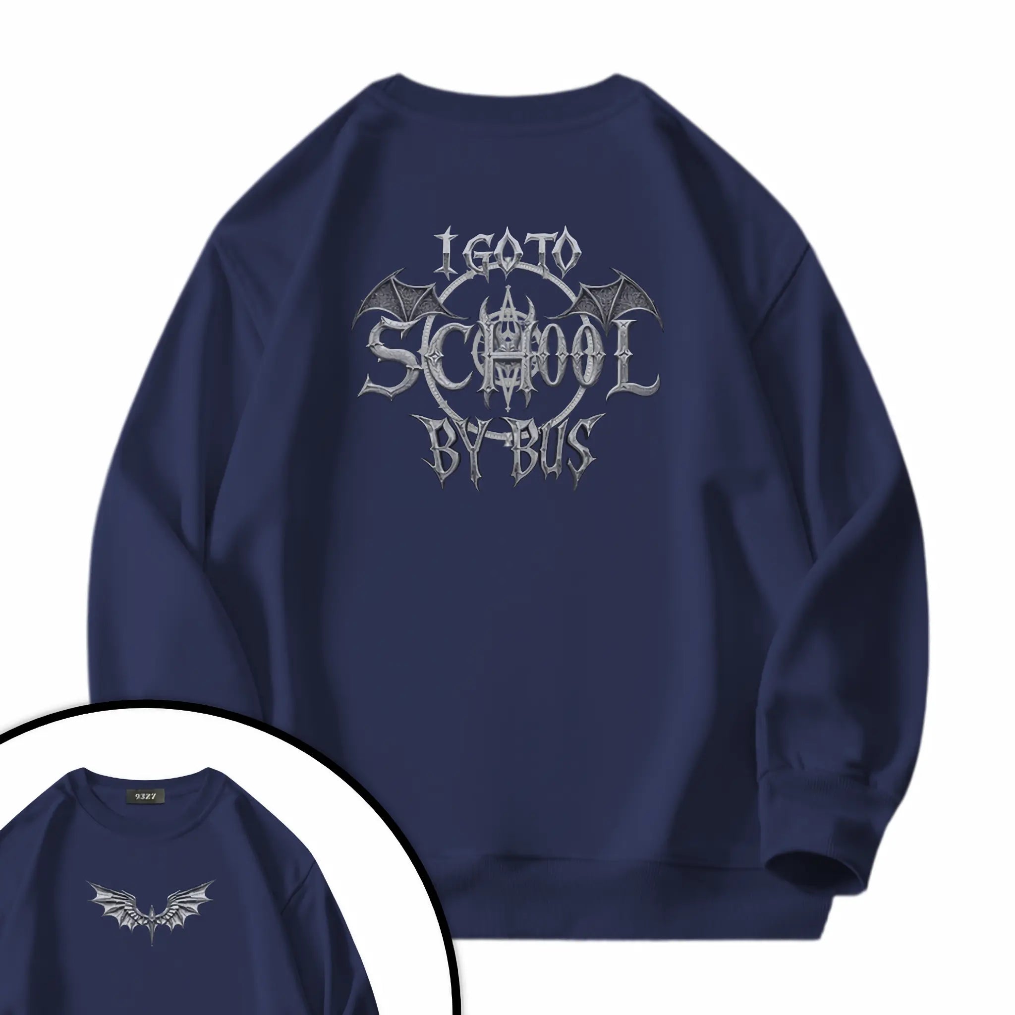 哥德風I Go To School By Bus - 衛衣