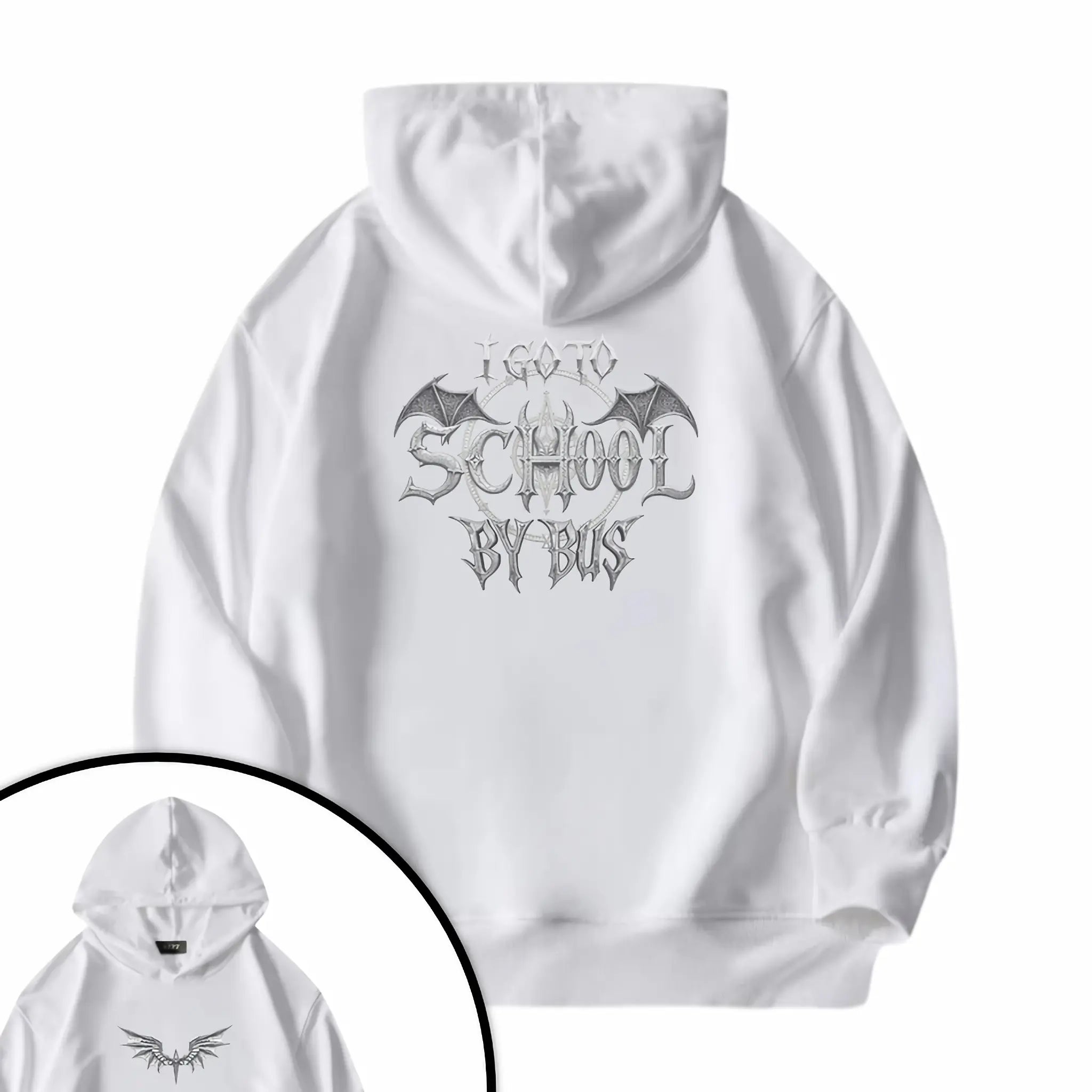 哥德風I Go To School By Bus - 衛衣